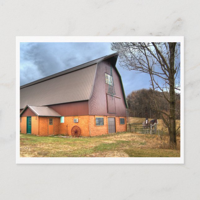 Postcard, Anderson barn Postcard (Front)