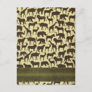 Postcard Animals of Africa