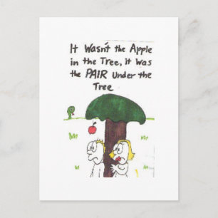 Postcard, animated with funny church sayings postcard