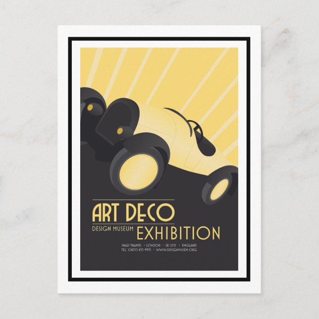 Postcard - Art Deco Design Museum Exhibition (Front)