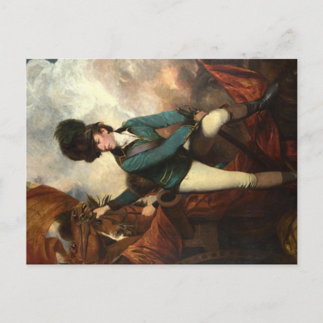 Postcard Banastre Tarleton by Joshua Reynolds (Front)