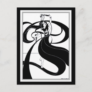 Postcard:  Beardsley Illustration Postcard