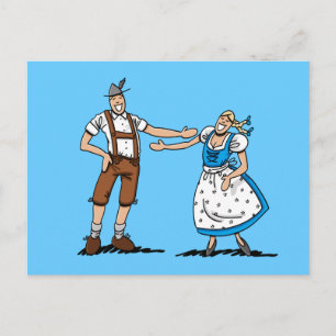Postcard BEER FESTIVAL Couple Love