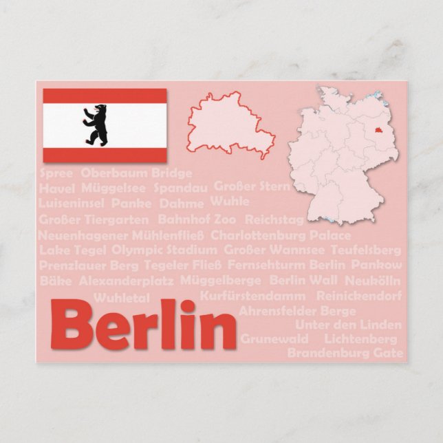 Postcard "Berlin" (Front)