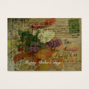 Postcard Blooms Gift Tag