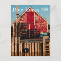 Postcard - Blue Rocks NS