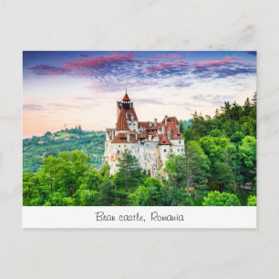 Postcard Bran castle Romania