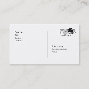 Postcard Business Card