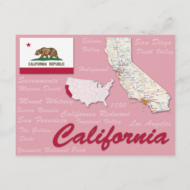 Postcard "California" (Front)