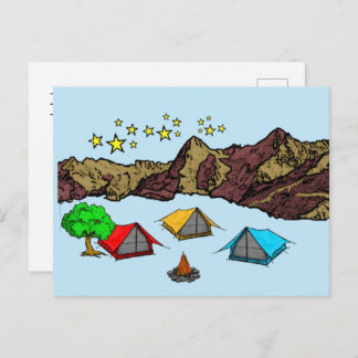Postcard Camping