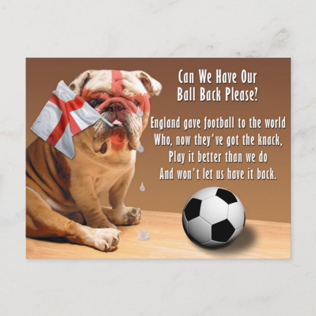 Postcard - Can We Have Our Ball Ba... - Customized (Front)