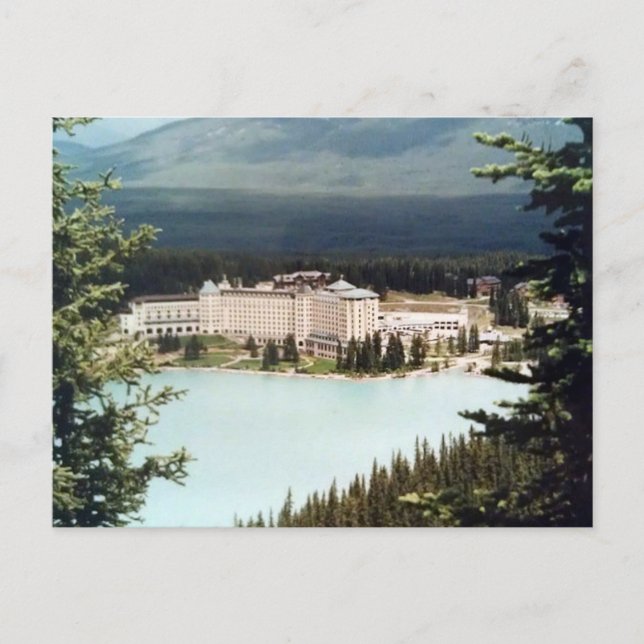 Postcard Chateau Lake Louise in Alberta, Canada (Front)
