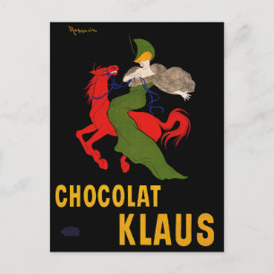 Postcard: Chocolat Klaus - Leonetto Cappiello Postcard