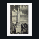 Postcard, Chrysler Building, New York City Postcard<br><div class="desc">A reproduction of an old postcard of the Chrysler Building in New York City.</div>
