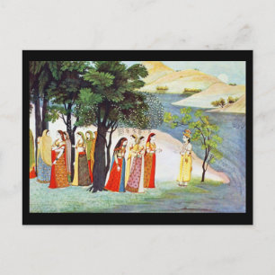 Postcard-Classic Art-Indischer Maler 9 Postcard