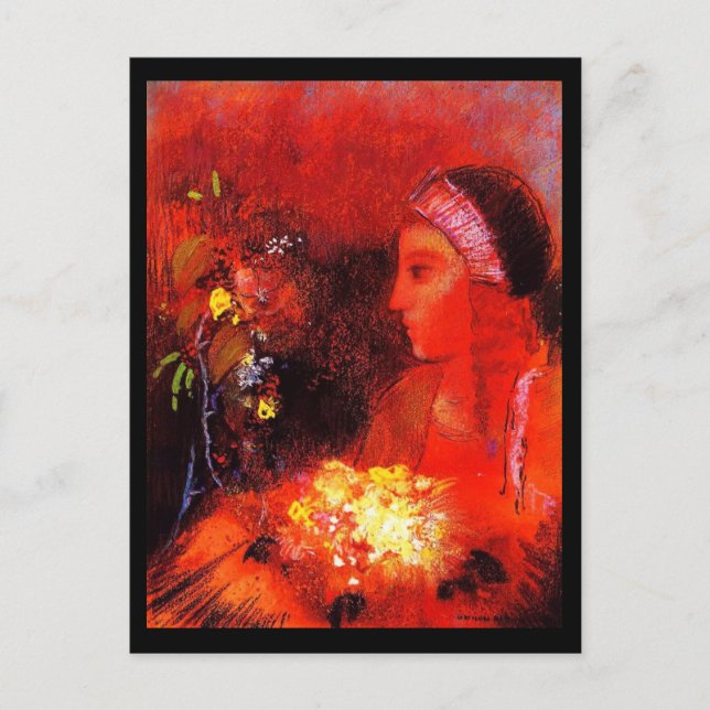 Postcard-Classic Art-Redon 17 Postcard (Front)
