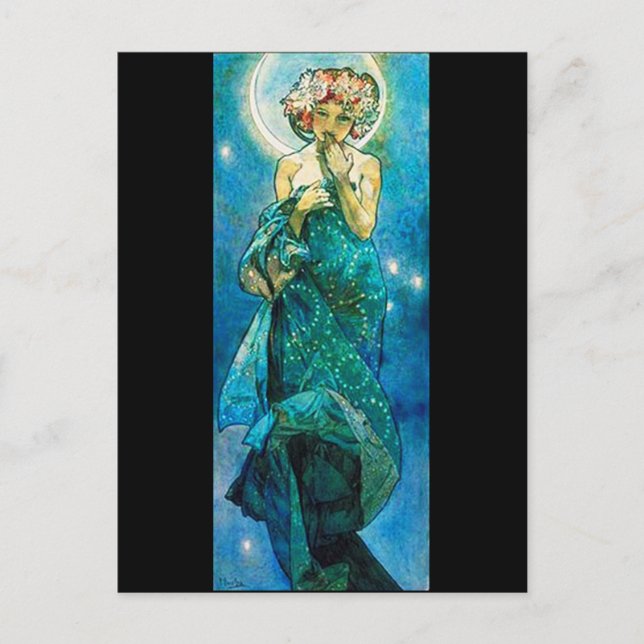 Postcard-Classic/Vintage Art-Mucha 26 Postcard (Front)