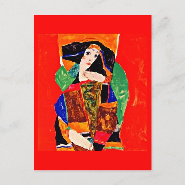Postcard-Classic/Vintage-Egon Schiele 11 Postcard (Front)