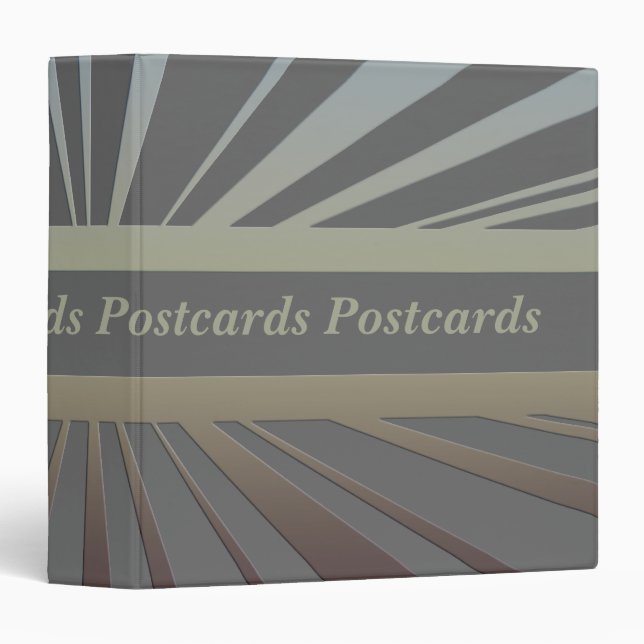 Postcard Collection Binder (Front/Spine)