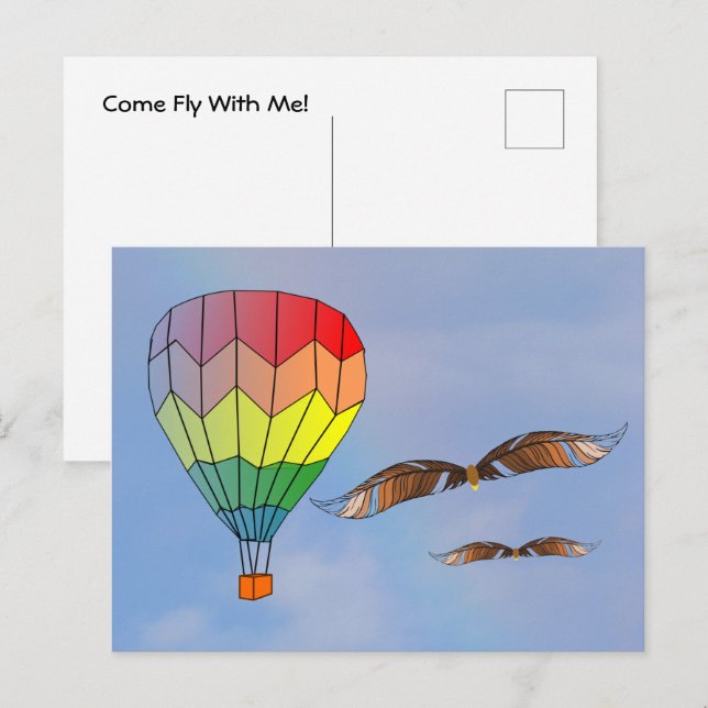 Postcard - Come Fly With Me (Front/Back)