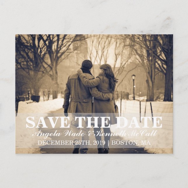 Postcard - Couple Save the Date (Front)