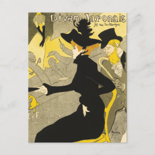 Postcard: Divan Japonais by Toulouse-Lautrec Postcard