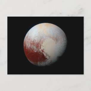 Postcard Dwarf Planet Pluto by NASA New Horizons