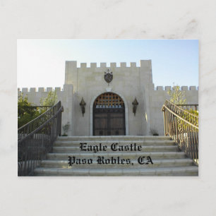 Postcard: Eagle Castle, Paso Robles, CA Postcard