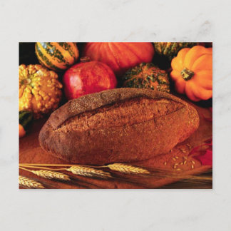 POSTCARD FALL BREAD DISPLAY
