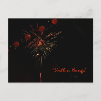 Postcard- Fireworks and Lanterns Postcard