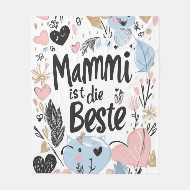 Postcard Fleece Blanket (Front)