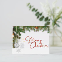 Postcard for annual holidays