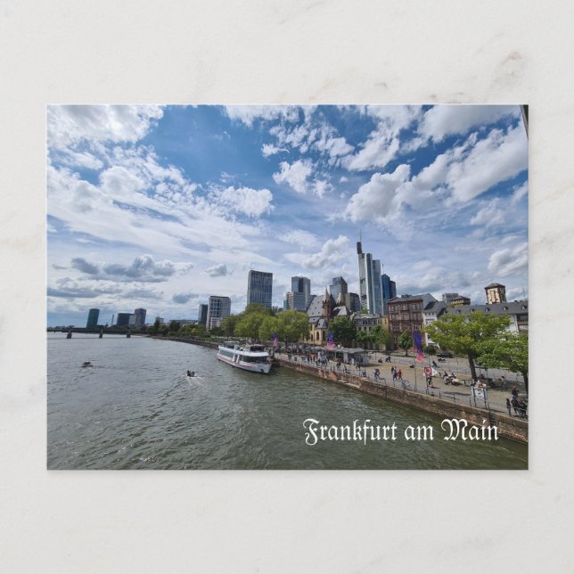 Postcard, Frankfurt am Main Holiday Postcard (Front)