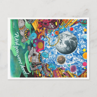 Postcard from aliens in space