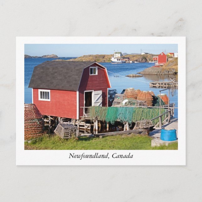 Postcard from Newfoundland, Canada (Front)