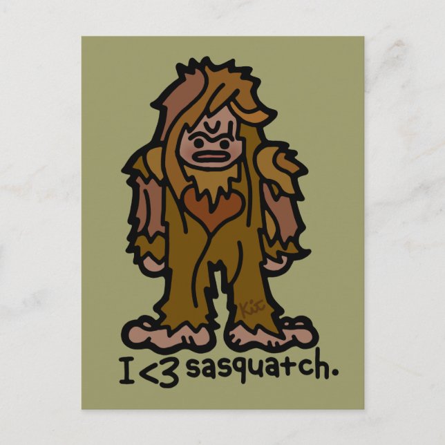 postcard from the dark woods. (Front)