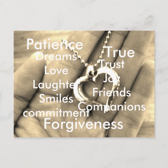 Postcard fun pretty invites (Front)