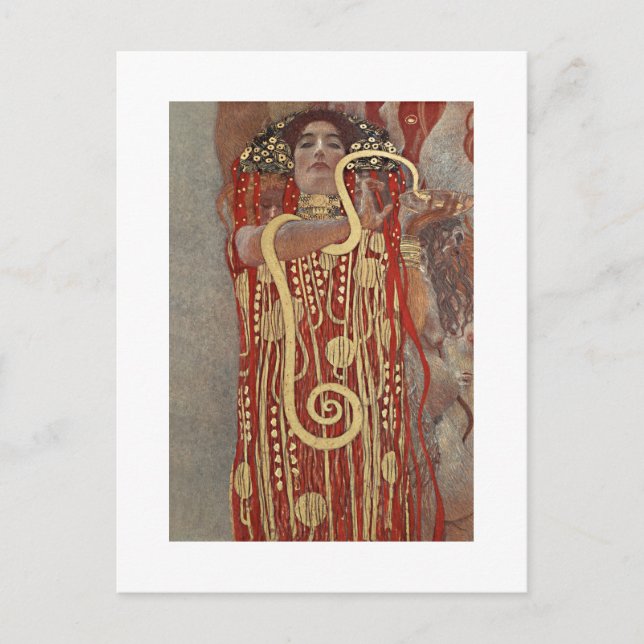 POSTCARD : GUSTAV KLIMT  : HYGIEIA : 1907  (Front)