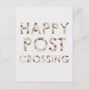 Postcard "Happy Postcrossing Roses"