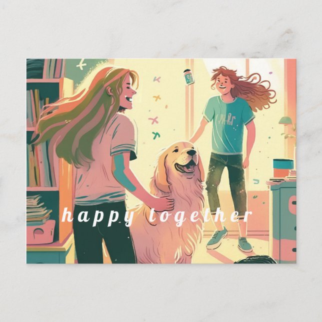Postcard Happy Together (Front)