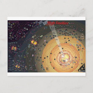 Postcard, High Frontier Colonization Postcard