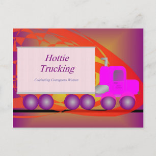 Postcard - Hottie Trucking