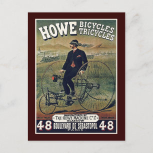 Postcard: Howe Bicycles & Tricycles Postcard