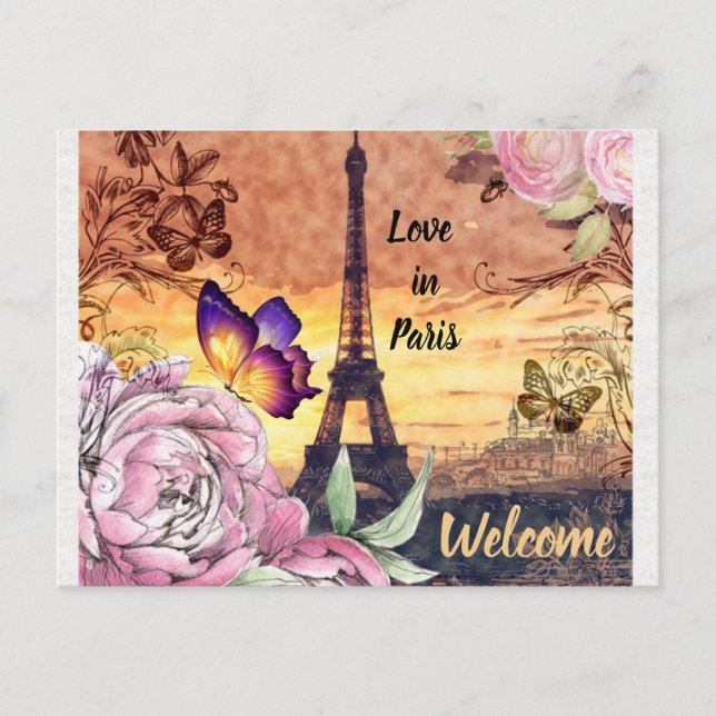Postcard in Paris (Front)