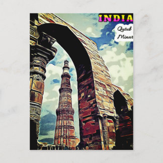 Postcard (* India 🇮🇳 Kutub Minar)