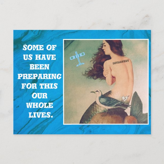 Postcard- Introvert Postcard (Front)