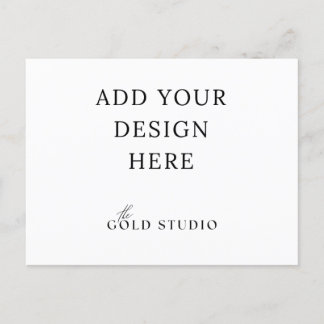 Postcard Invitation Landscape Template