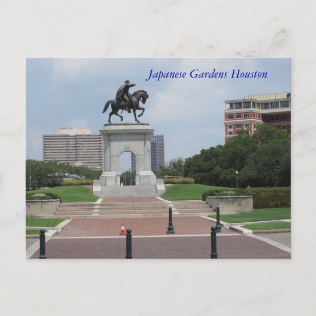 Postcard: Japanese Gardens –Houston Postcard (Front)