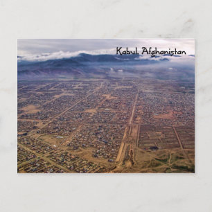 Postcard: Kabul from above Postcard