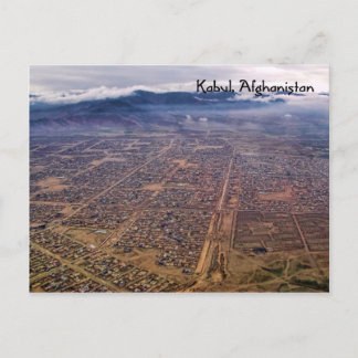 Postcard:  Kabul from above Postcard